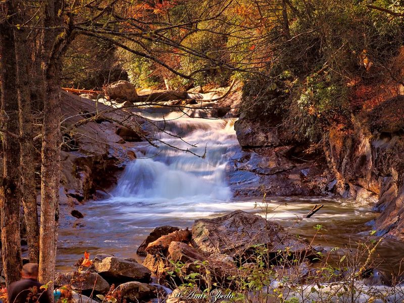 Waterfall Byway Through Highlands