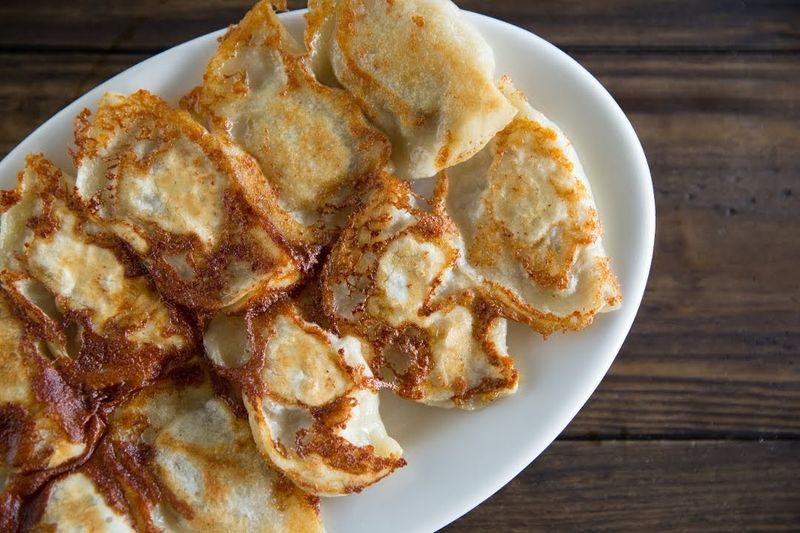 Pan-Fried Dumplings Are A Major Draw