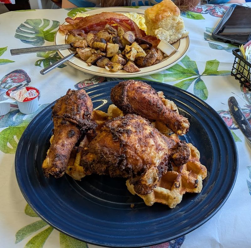 The Famous Chicken And Waffles