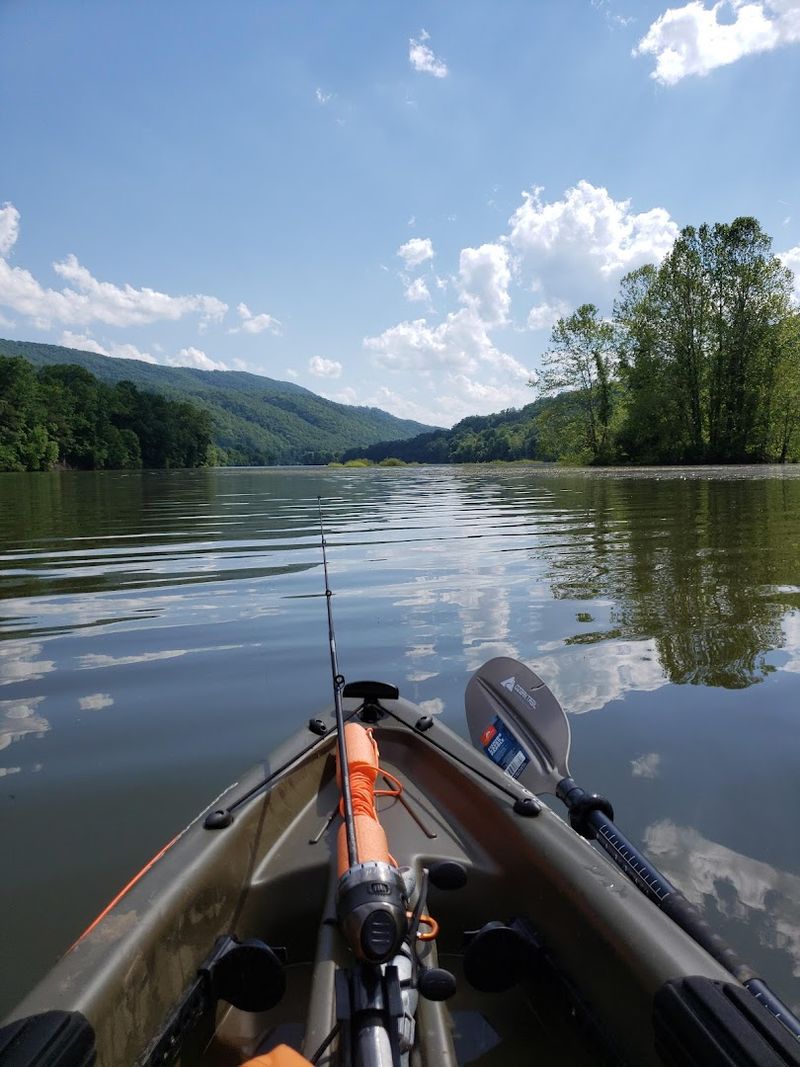 Fishing In Deep, Clear Water