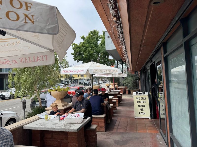 People Travel From All Over California To Eat At This Historic Sandwich Shop - Decor Hint Outdoor Seating Turns Lunch Into A Leisurely Moment