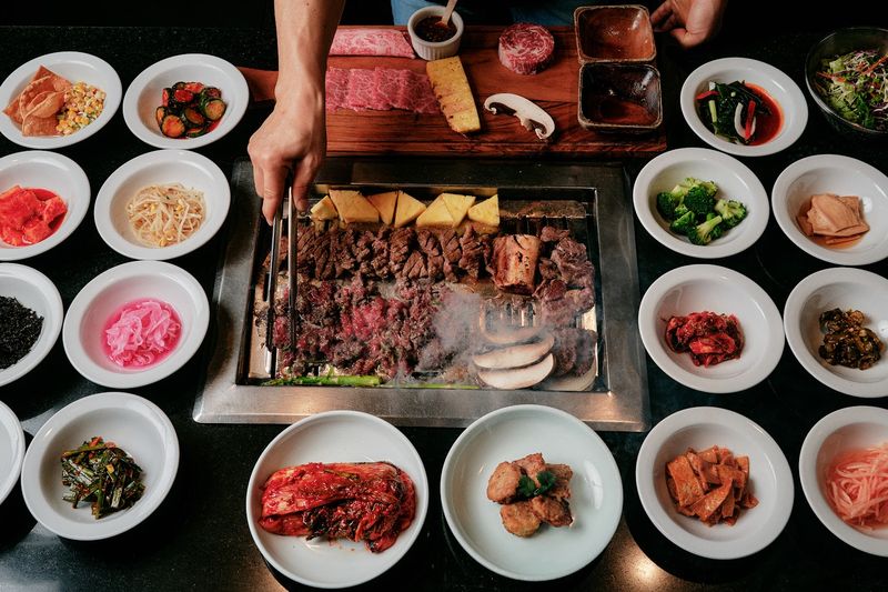 Korean Barbecue Feast at Park's BBQ, Los Angeles