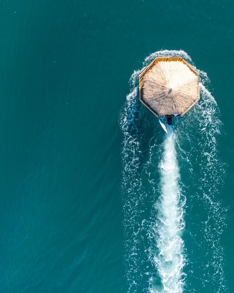 Let The Tiki Roof Turn The Water Into Your Own Tiny Island