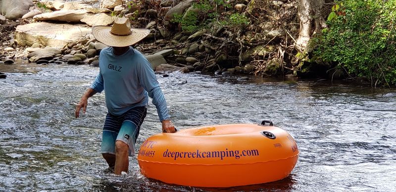 A Deep Creek Tubing Trip Makes A Hot Summer Day In North Carolina Feel Instantly Better - Decor Hint Tiny Rapids Add Just Enough