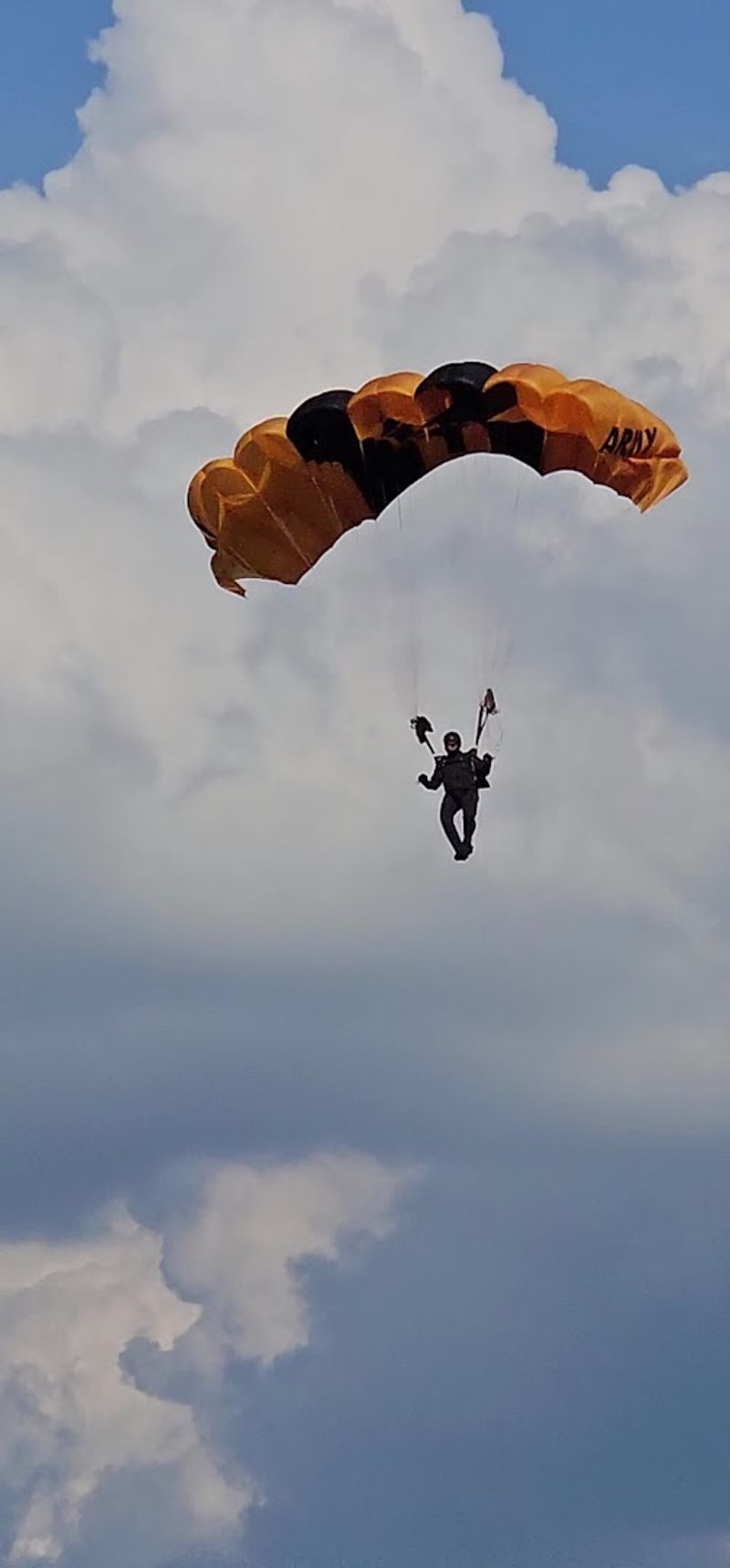 The Parachute Team Makes Everyone Look Up Early