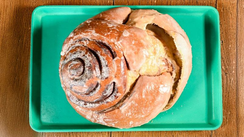 The Cinnamon Roll That Weighs More Than Your Laptop