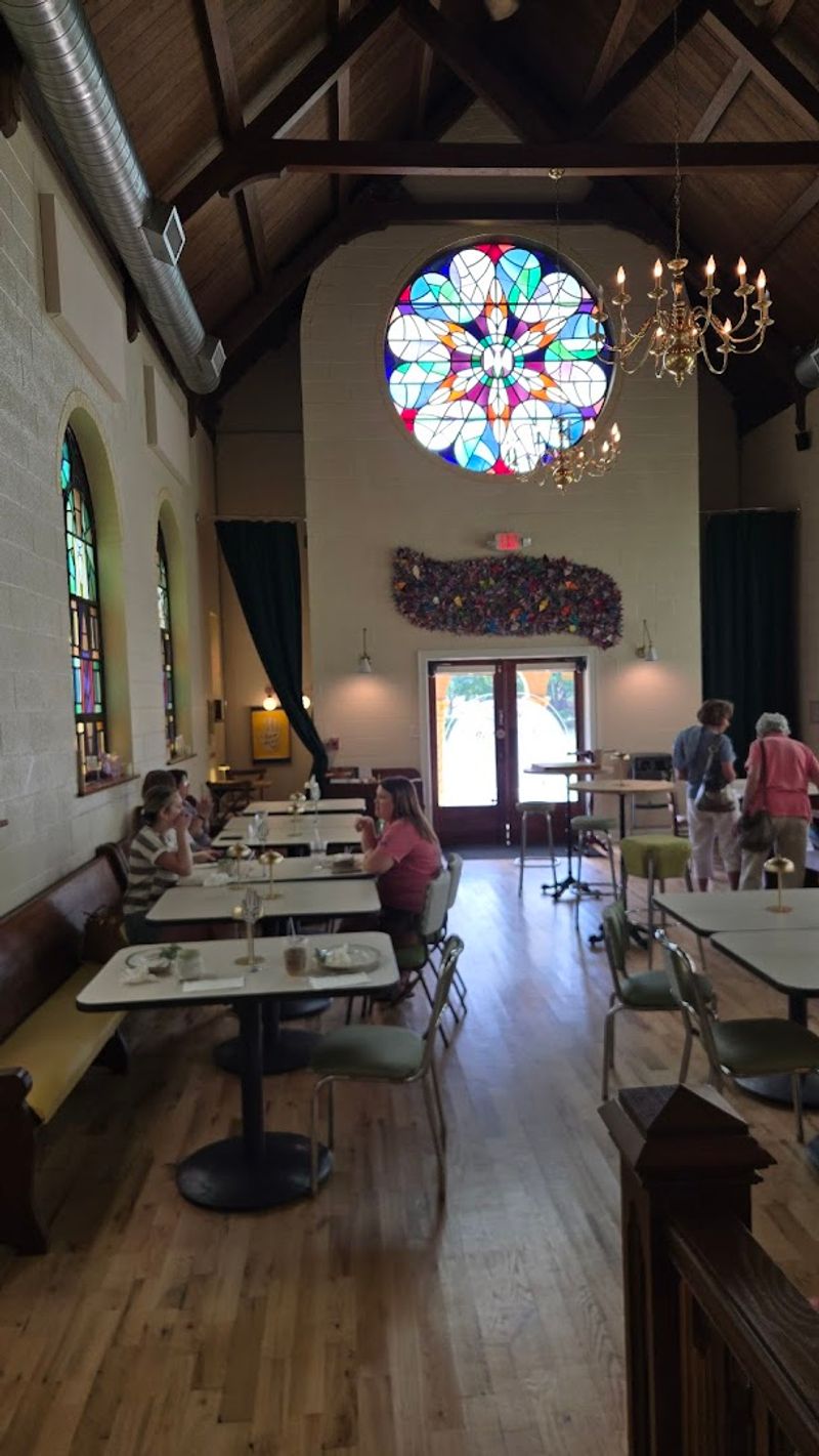Sanctum Makes A Former Church Feel Warm, Creative, And Completely New