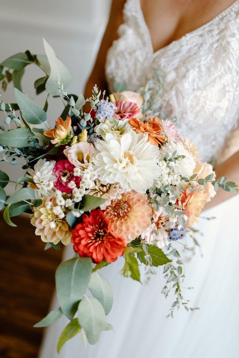 Wedding Florals Grown Right On The Farm