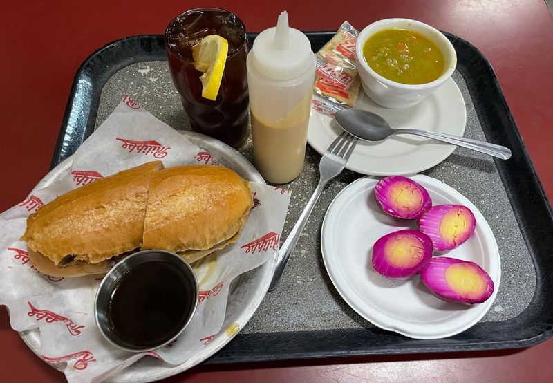 French Dip Sandwich at Philippe The Original, Los Angeles