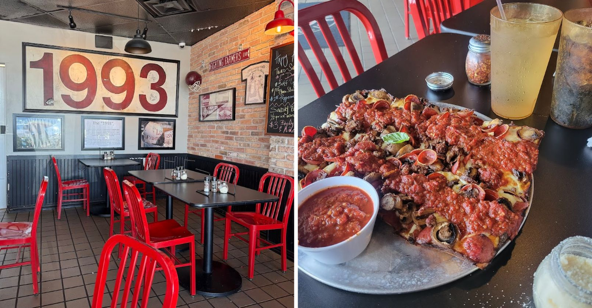 Folks Drive Past Plenty Of Pizza Places To Get To This One - Decor Hint