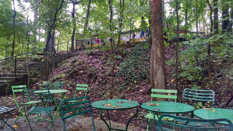 Outdoor Seating Adds The Fairytale Feeling Without Trying Too Hard