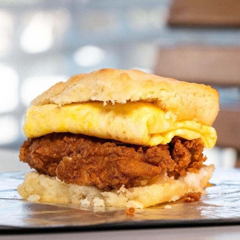 The Chicken 'N Cheddar Biscuit Gives Time-Out Its Legend