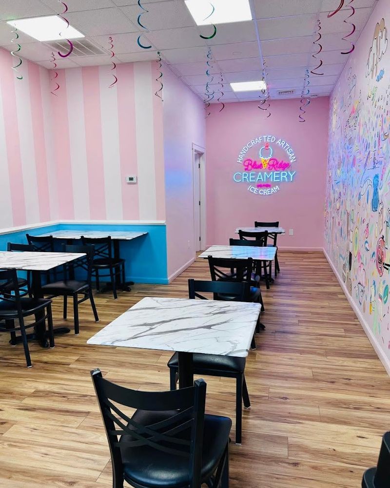 This North Georgia Creamery Makes Its Homemade Waffle Cones Fresh All Summer Long - Decor Hint A Spotlessly Clean And Inviting Shop Interior