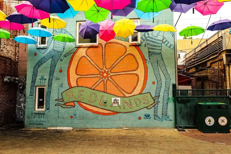 This Colorful Umbrella Alley In California Looks Like Something From A Story - Decor Hint Murals Add More Than Just Overhead Color