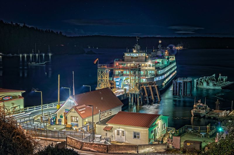 Eastsound, Orcas Island Via Anacortes–Orcas Island Ferry