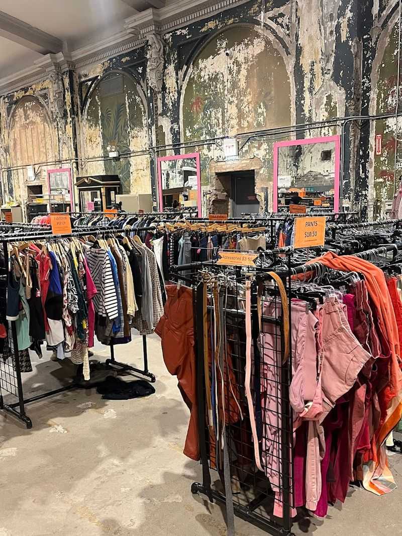 Clothing Racks Hiding Designer Labels At Thrift Prices