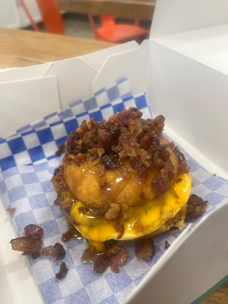 The Indiana Donut Shop Where Every Warm Cake Donut Becomes Your Own Sweet Creation - Decor Hint The Maple Bacon Donut Crowd Favorite