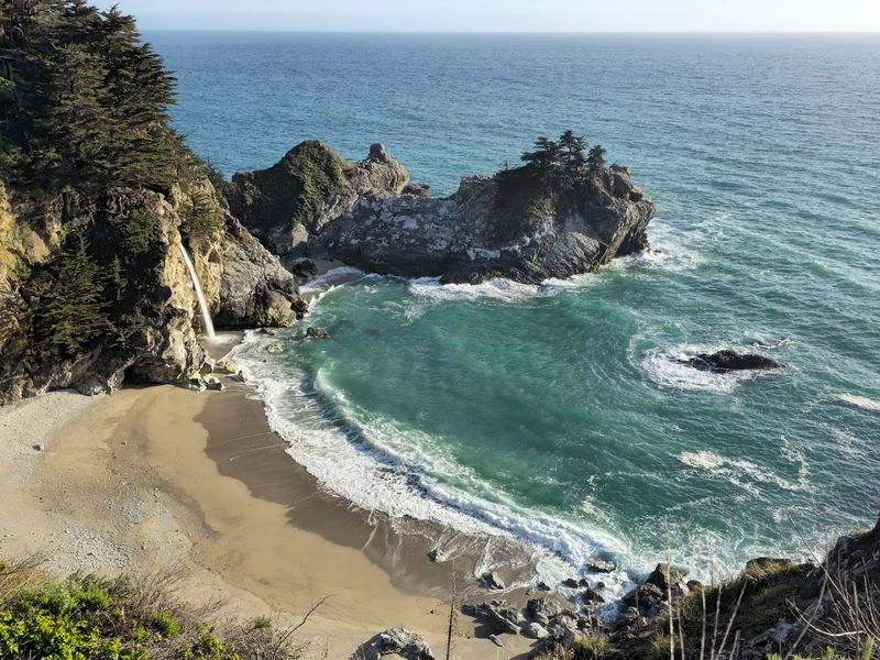 13 California Stops That Make People Suddenly Care About Taking Pictures - Decor Hint McWay Falls Overlook, Big Sur