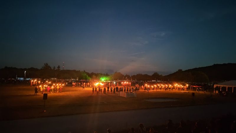 The Torchlight Ceremony Makes Opening Night Feel Properly Goosebumpy