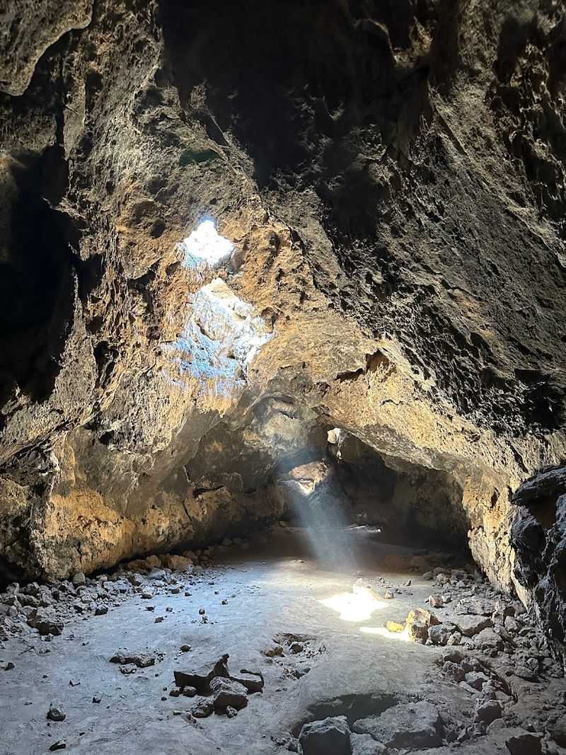 Mojave Lava Tube., Mojave National Preserve