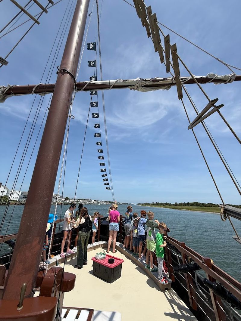 The 40-Foot Replica Ship Makes The Whole Thing Feel Real