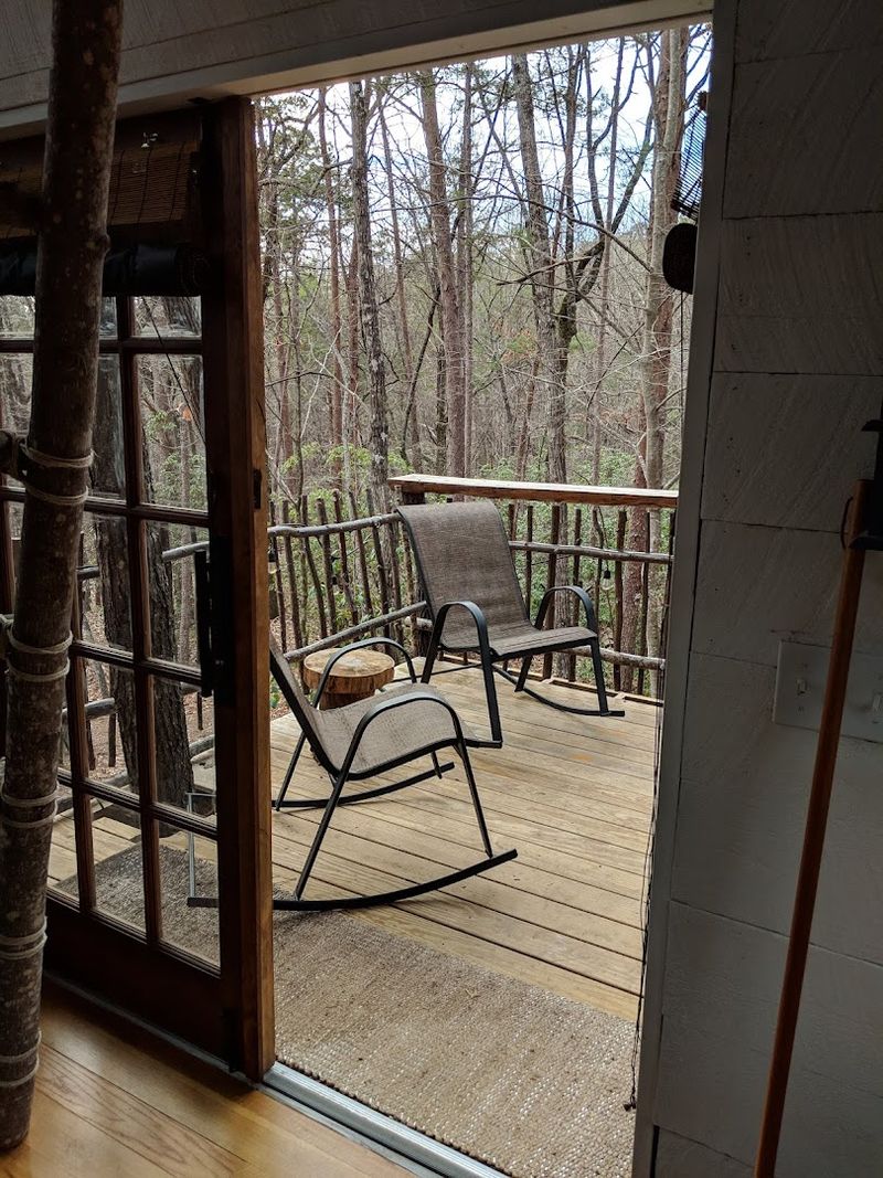 The View From The Treehouse Deck