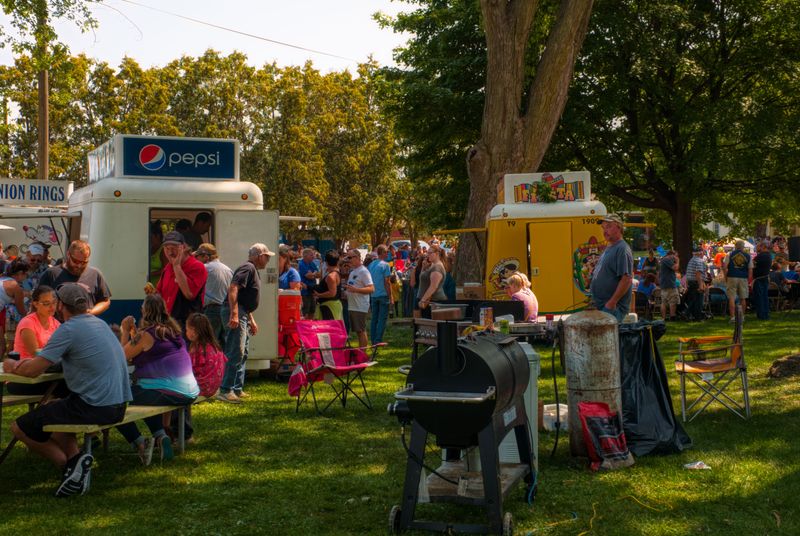 Food Trucks And Music Fill The Park Before Sunset