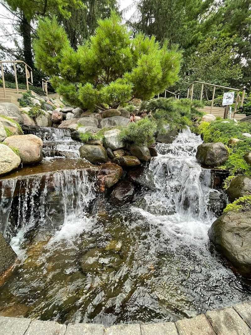 A Restored Cascading Water Feature Gives The Walk That Gentle Storybook Soundtrack