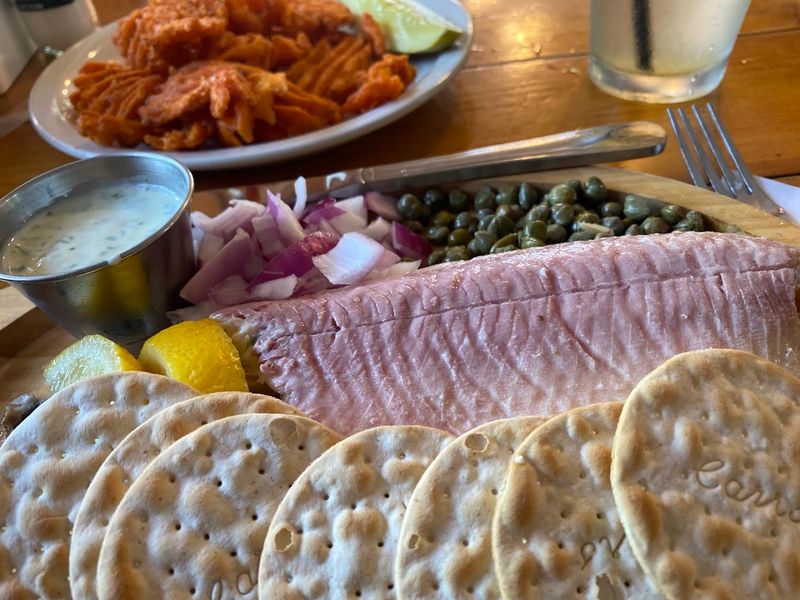 People Drive From All Over North Carolina To Eat At This Iconic Highway 226A Café - Decor Hint Smoked Trout Gives The Menu Its Blue Ridge Signature