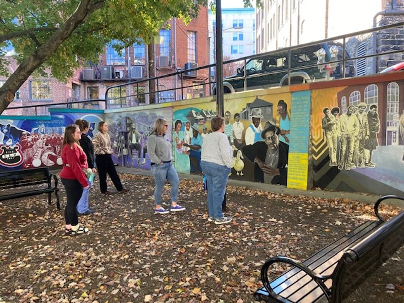 A Two-Mile Walk Lets The Murals Build The Tour