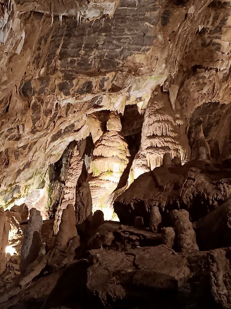 Stalactites And Stalagmites Make The Walk Feel Otherworldly
