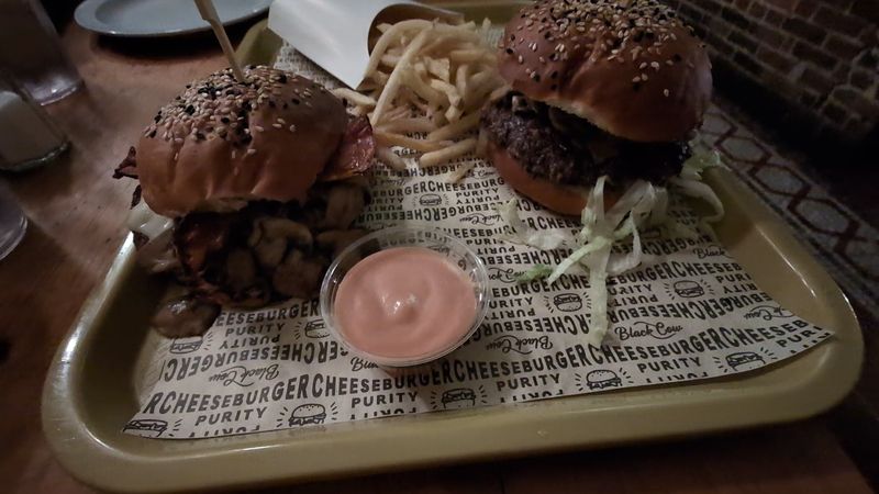 The Smash Burgers At This Maine Spot Are Worth Thinking About All Week - Decor Hint The Mushroom Swiss Burger for the Flavor Curious