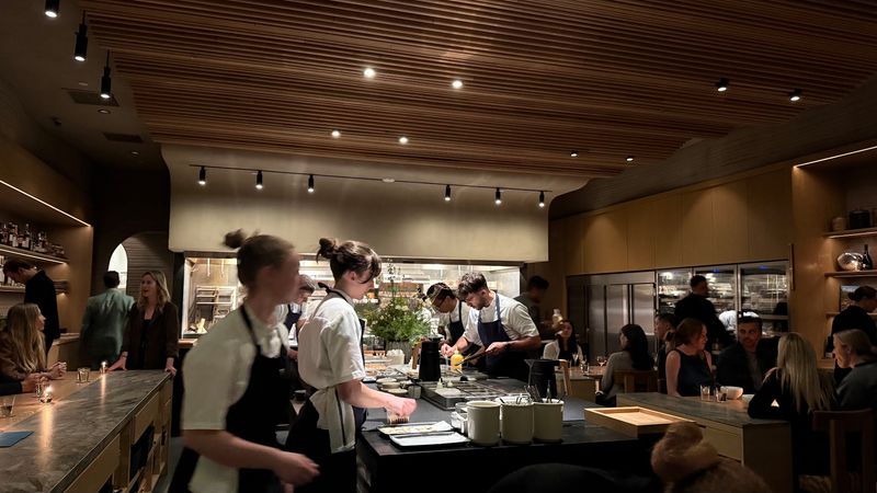 The Open Kitchen Is Part Of The Show