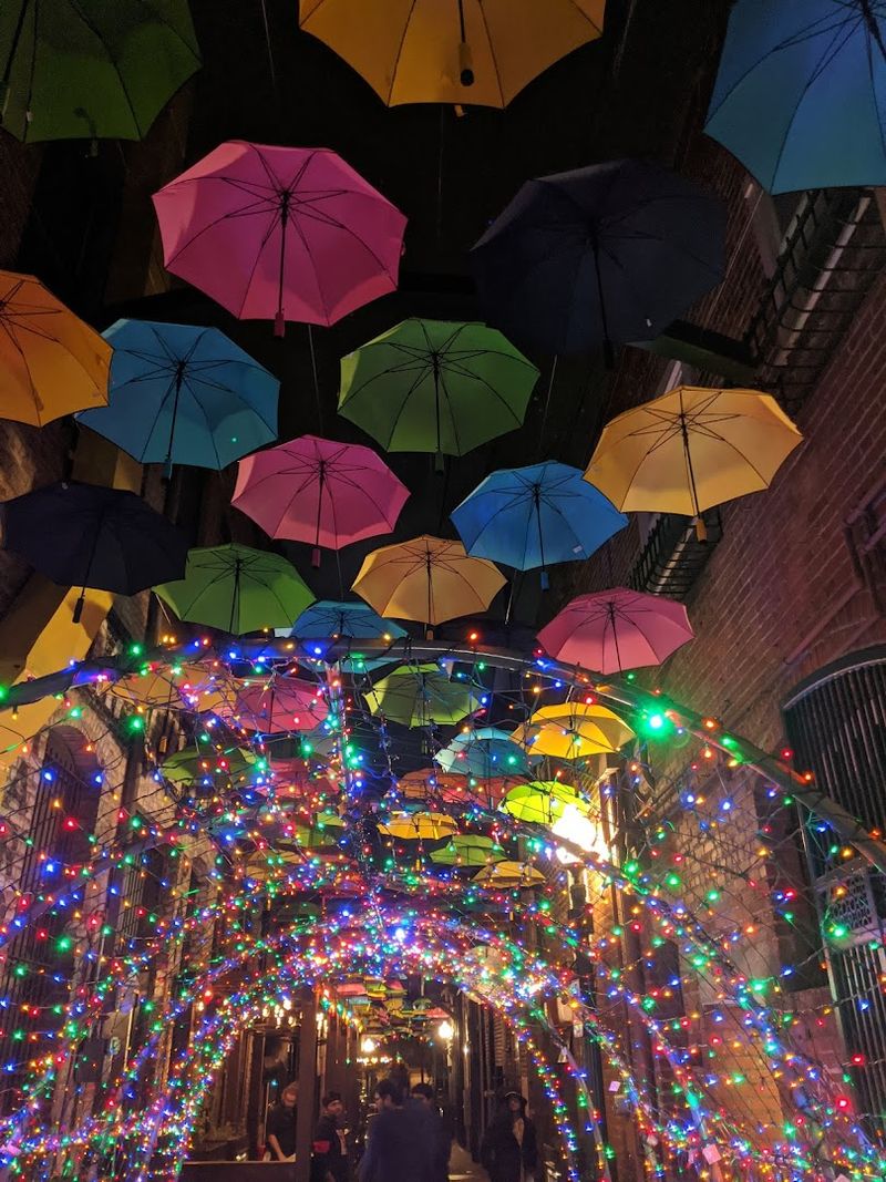 This Colorful Umbrella Alley In California Looks Like Something From A Story - Decor Hint Fresh Umbrellas Keep The Colors Looking Sharp
