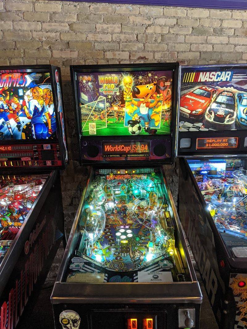 The Michigan Arcade Where Rows Of Classic Games Bring Back Childhood Memories - Decor Hint An Unexpected Pinball Space Beneath The Main Floor