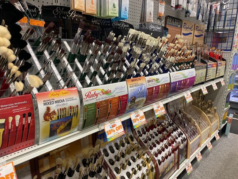 Artists Across Connecticut Keep Returning To This Massive Art Store - Decor Hint Brushes, Tools, And Happy Discoveries