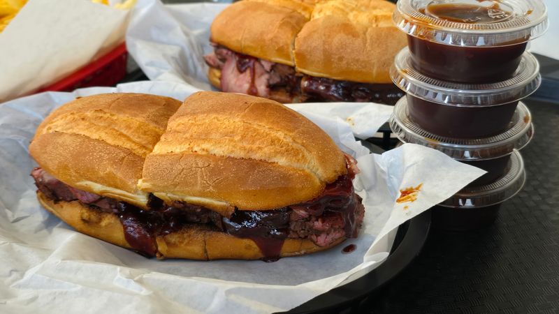 Tri-Tip Sandwich at Firestone Grill, San Luis Obispo