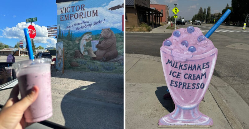 People Drive From All Over Idaho For The Mouth-Watering Huckleberry Shake At This Classic Ice Cream Shop