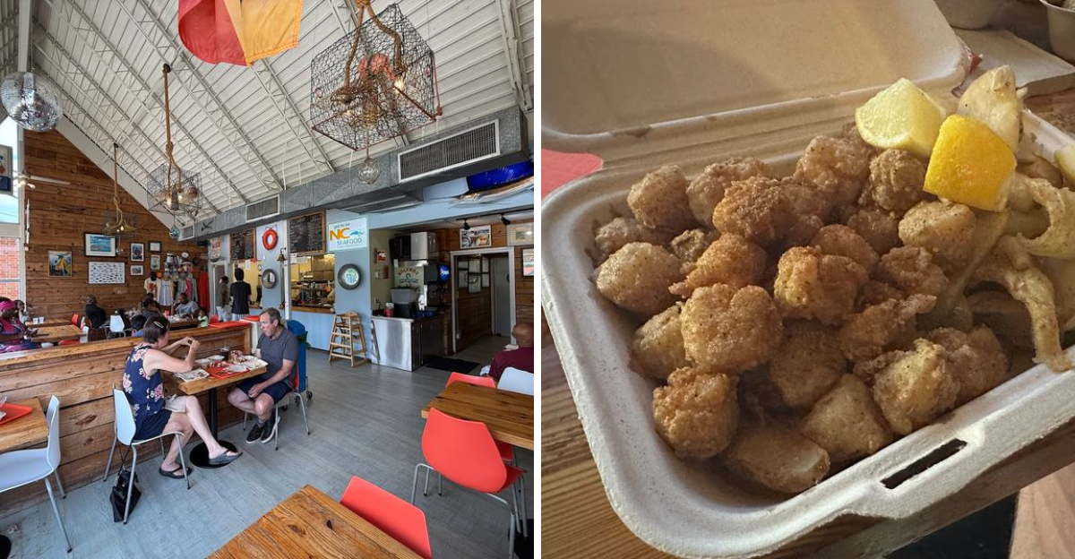 People Drive From All Over North Carolina To Eat Scallops At This Tiny Seafood Joint - Decor Hint