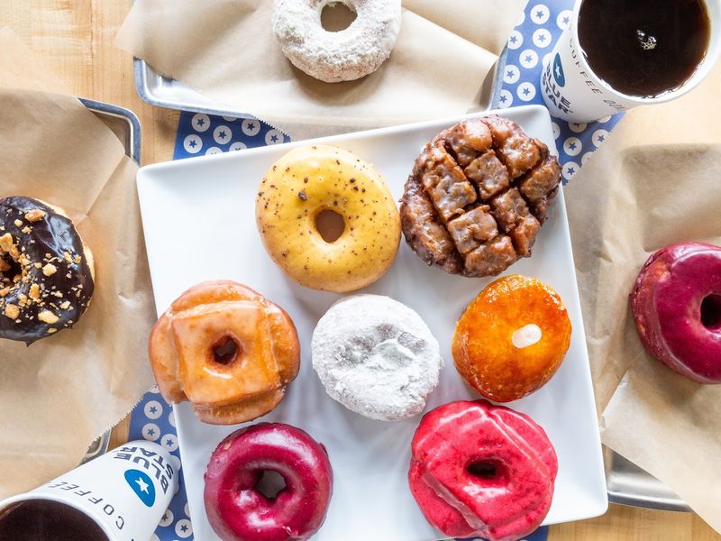 These 11 Incredible Donut Shops In Oregon Are Worth A Cross-State Drive - Decor Hint Blue Star Donuts
