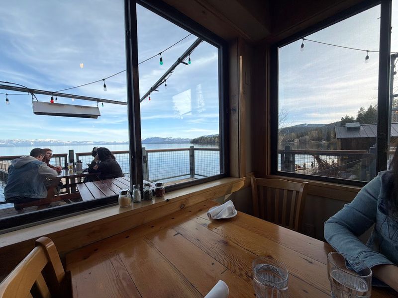 This Lakefront Grill Makes A California Meal Feel Like A Waterfront Escape - Decor Hint The Indoor Dining Room Still Feels Scenic Year-Round