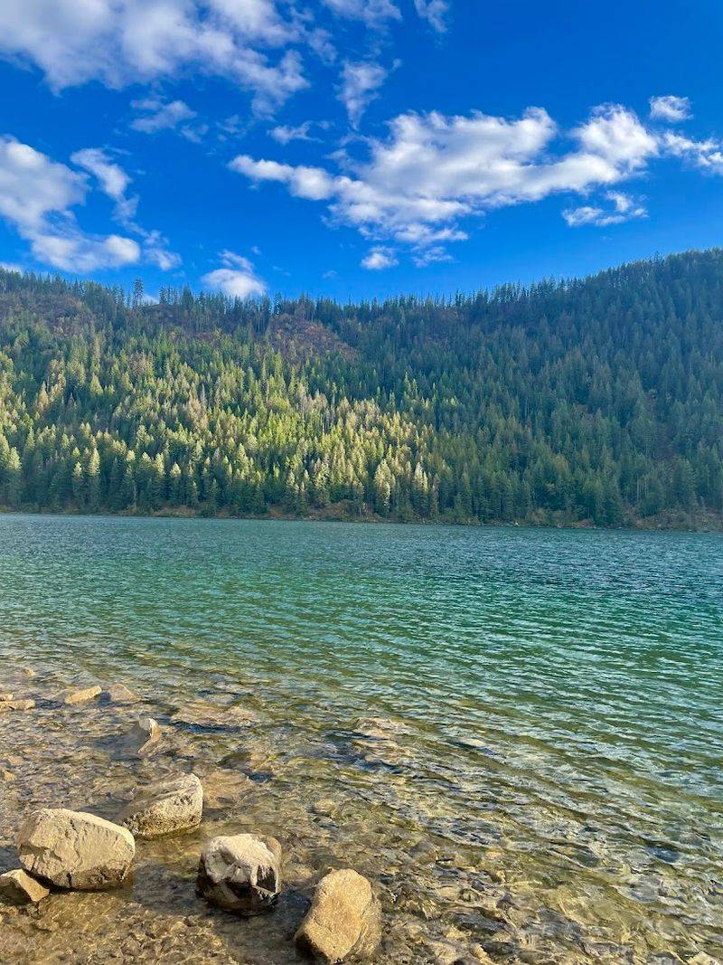 Beaver Bay Beach At Farragut State Park