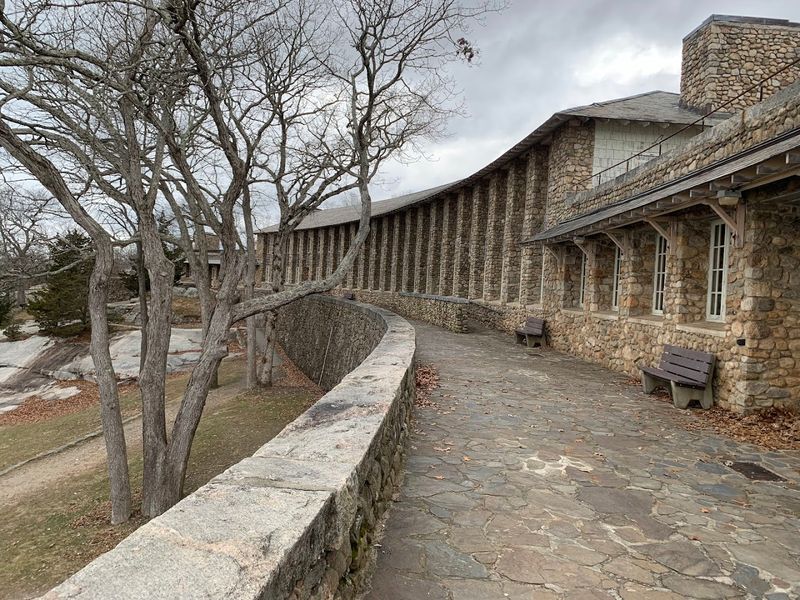 The Stone Pavilion Gives It Character