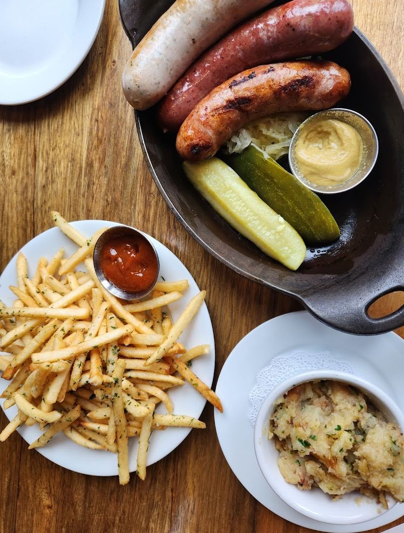 This Oregon Eatery Is Winning Over Diners With Authentic German Food - Decor Hint Currywurst That Rivals The Real Thing