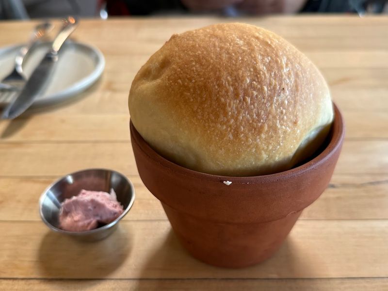 Flower Pot Bread Starts The Meal