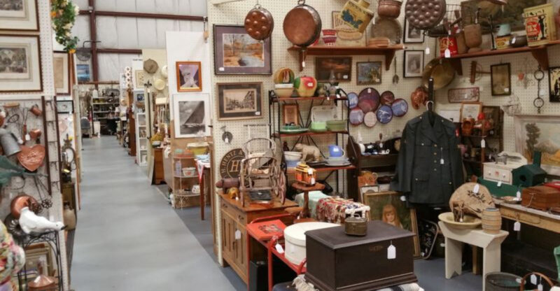 Shoppers Can Lose Hours Hunting For Vintage Treasures At This Huge Connecticut Antique Center