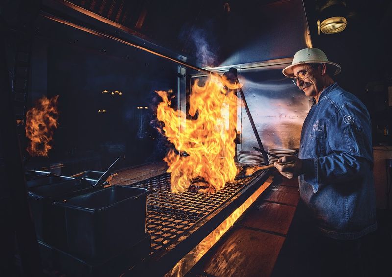 Red Oak Gives Dinner Its Signature Drama