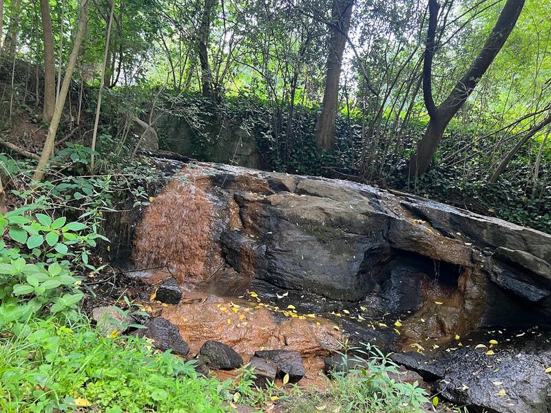 Urban Waterfall In Decatur