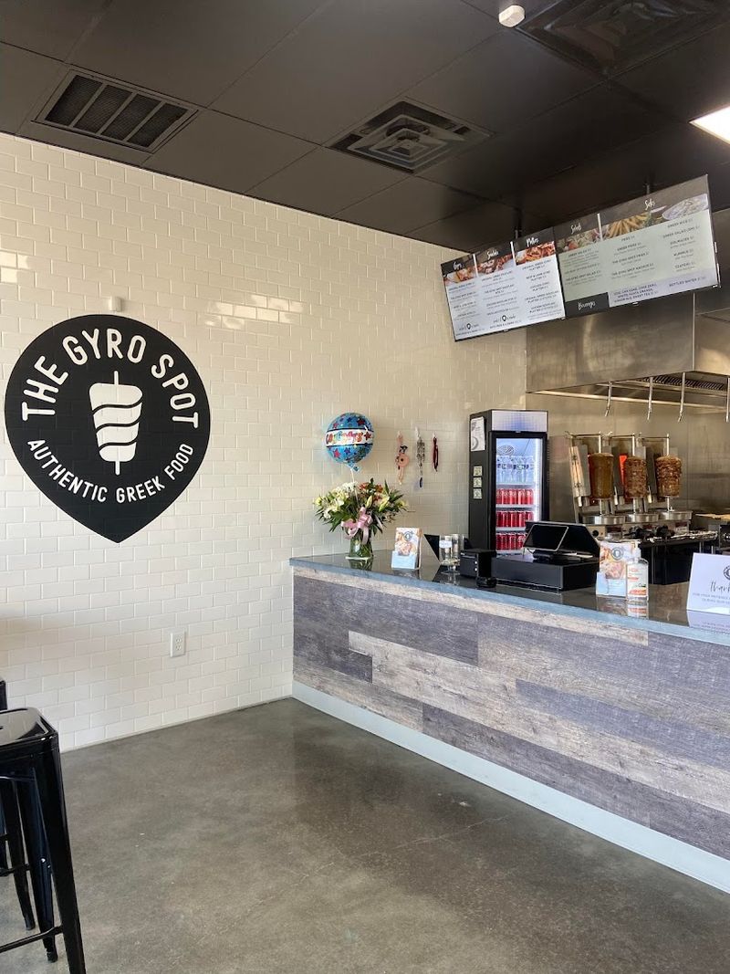 We Found An Authentic Greek Gyro Hiding In An Unexpected North Carolina Suburb - Decor Hint A Quick Counter Stop Still Feels Warm And Personal
