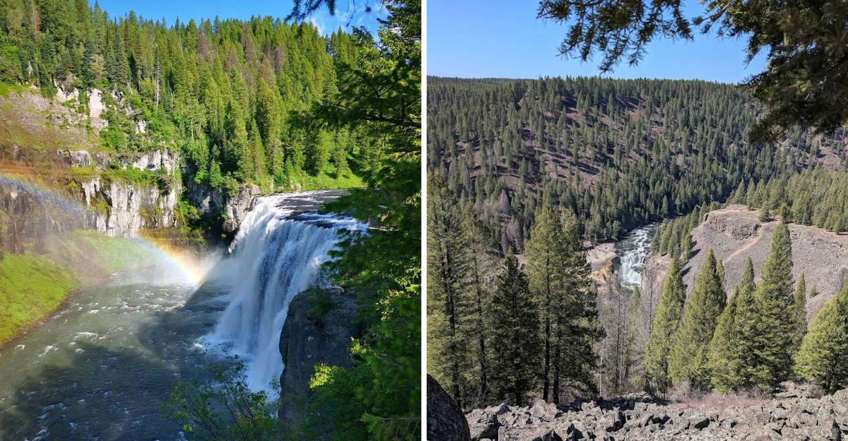 Stand Eye To Eye With An 65 Foot Waterfall At This Eastern Idaho Overlook - Decor Hint